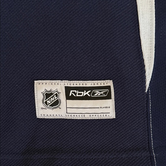 Retro Reebok Kids Buffalo Sabres Blank Blue and Gold Hockey Jersey - Picture 2 of 3